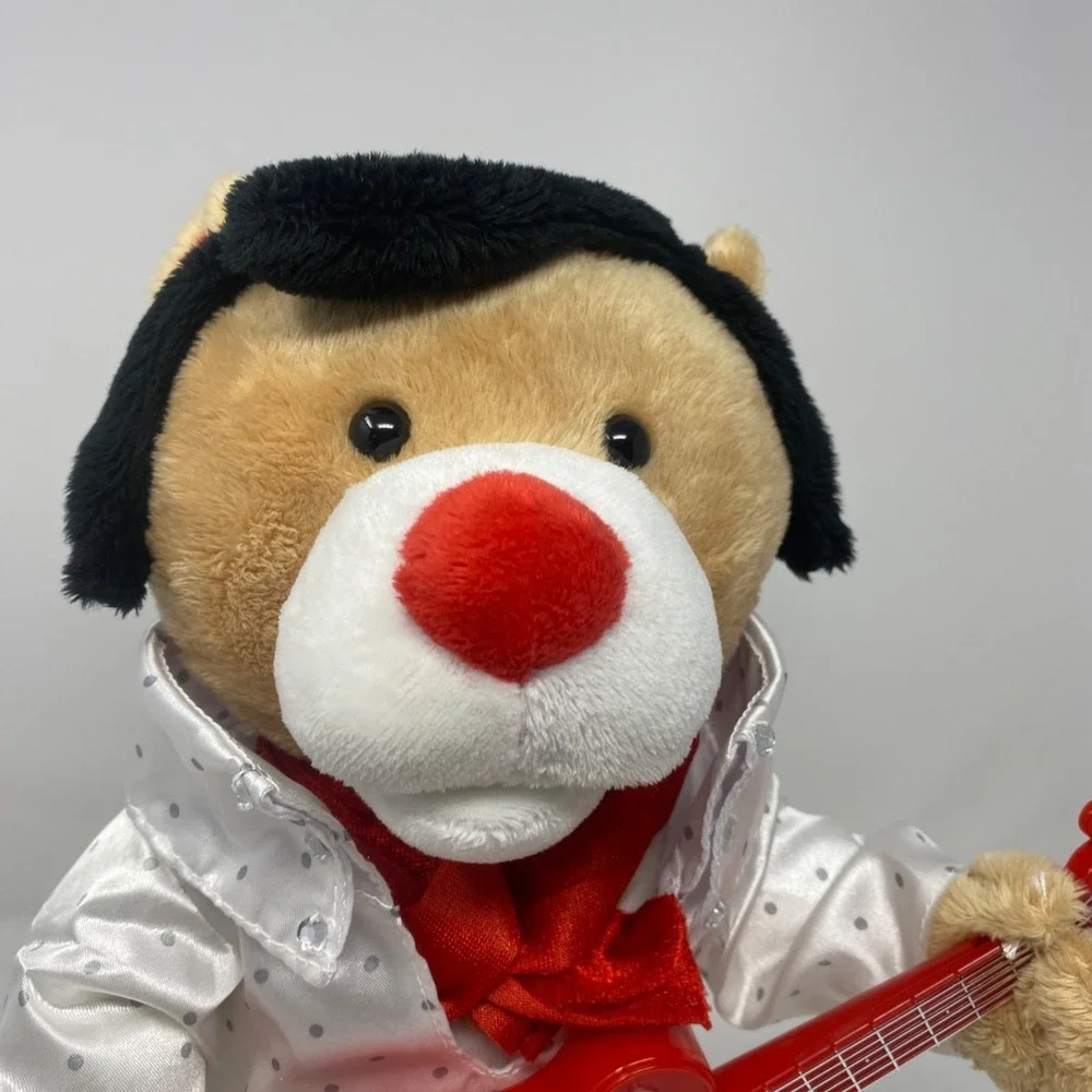 Preferred Plush Singing Elvis Presley Bear in Elvis Outfit 